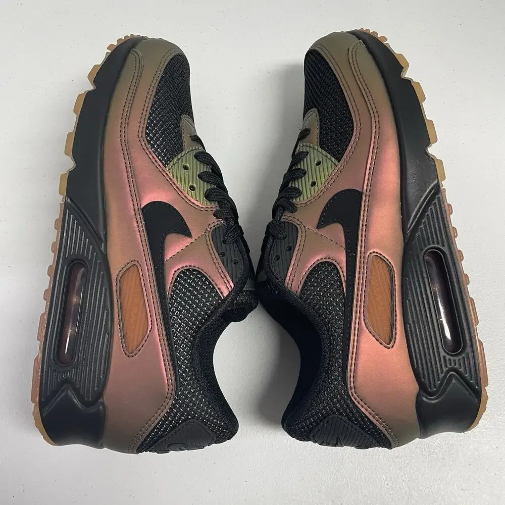 Nike Air Max 90 Scarab HQ4042 001 Size 10 Black Brown Retro Running Sneaker